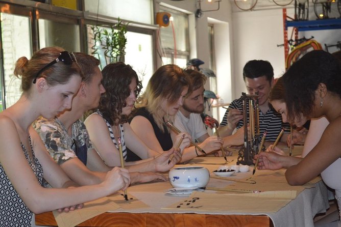 4-Hour Private Tour of Calligraphy Class, Hutong and Dumplings - The 1.5-hour calligraphy class: technique plus calm focus