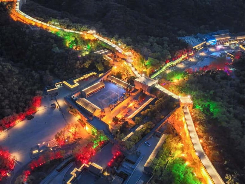 Badaling Great Wall Night Tour+ Light Show + Performance - Entering Badaling After Dark: What the Lighting Changes
