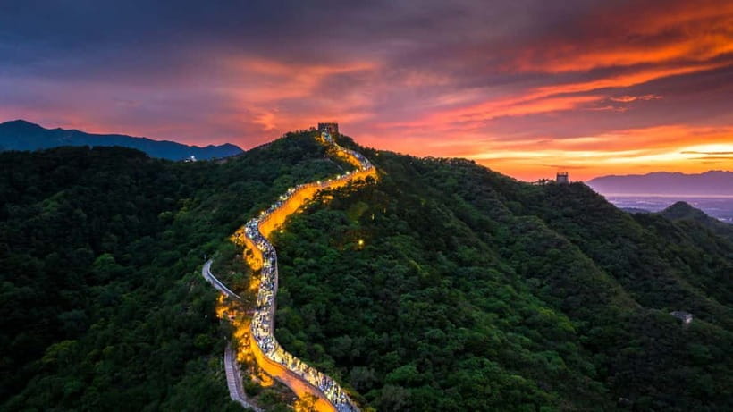 Beijing:Badaling Night Great Wall Ticket, Tour & Show - Entering the Wall: what the night-access area really means