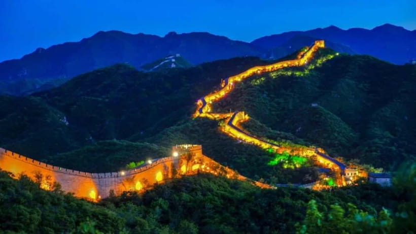 Beijing:Badaling Night Great Wall Ticket, Tour & Show - Choosing your option: ticket only, bus tour, or private transfer