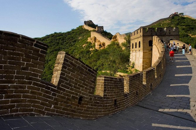 Beijing Bus Group Tour Of Badaling Great Wall Without Lunch - Badaling at ground level: woodland, streams, and an easy pace