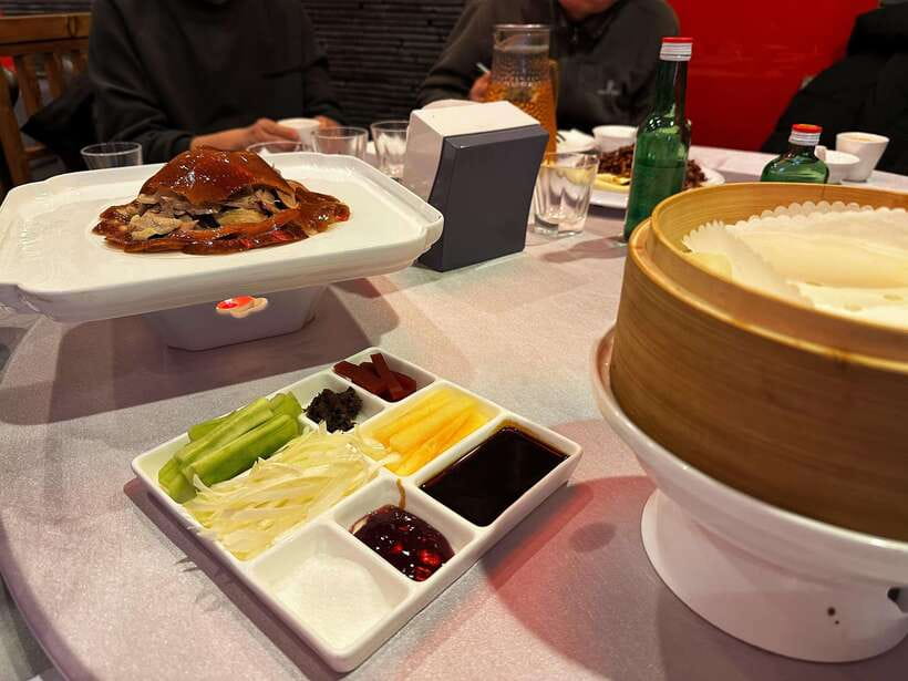 Beijing Hutong Food Crawl Delights: Peking duck, Hotpot&More - Mongolian Hot Pot in a Charcoal-Fired Copper Pot