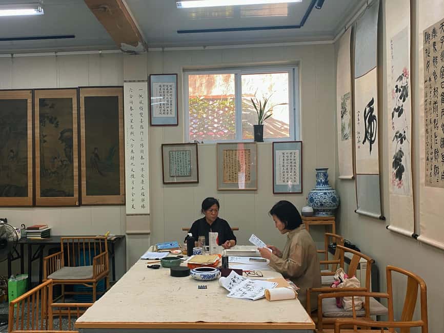Beijing liulichang : Learn Calligraphy orCarving from Master - Choosing calligraphy, fan painting, or seal carving