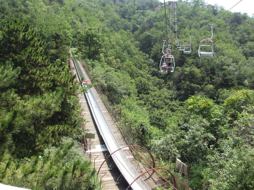 Beijing: Mutianyu Great Wall Tour and China Aviation Museum - Choosing cable car or ski lift up at Mutianyu