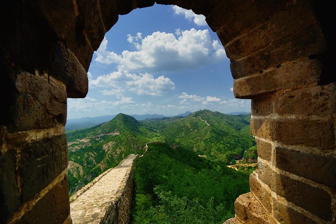 Beijing Mutianyu Great Wall Tour with Night View of Simatai and Gubei Water Town - Gubei Water Town after sunset: southern-style streets near the wall