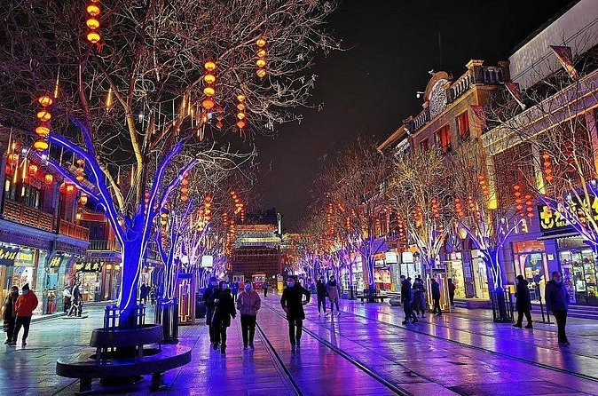Beijing Private Night Walking Tour: Qianmen Street, Tian'ammen Square and Wangfujing Street - The National Center for the Performing Arts, the Giant Egg effect
