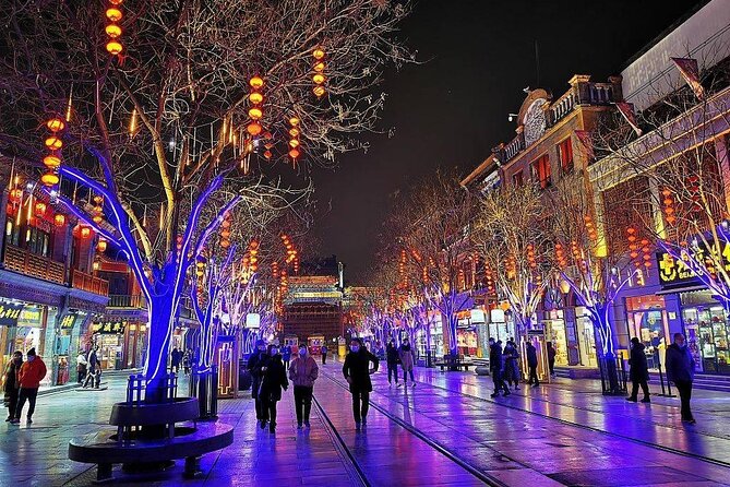 Beijing Private Night Walking Tour: Qianmen Street, Tian'ammen Square and Wangfujing Street - Picking the right package: guide-only vs vehicle vs dinner