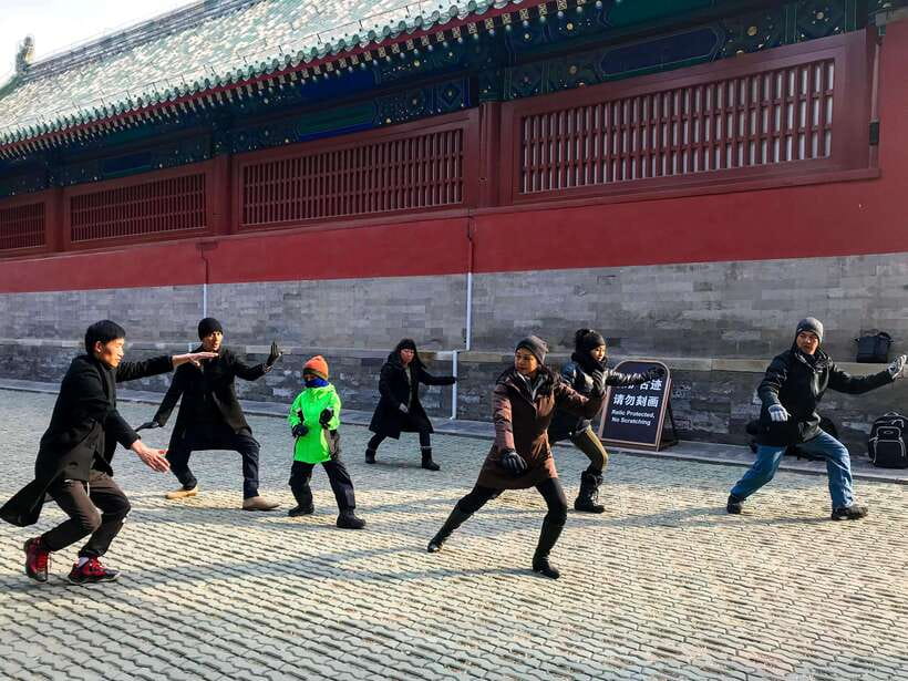 Beijing: Temple Of Heaven+Tai Chi Class+Tea Ceremony - Tai Chi Kungfu class in the park: calm, coordinated, and doable