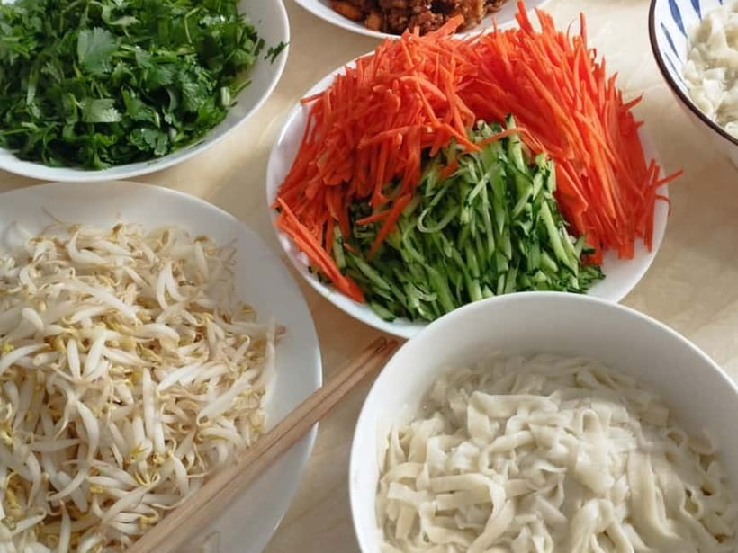 Beijing: Vegan Home Cooking & Local Market Tour with Sanxia - The Xiangshan Bookmark and Your Photo Memories