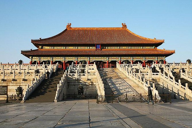 Full Day Trip Mutianyu Great Wall, Forbidden City, Tiananmen Sq. - Tiananmen Square in the morning: big space, careful pacing