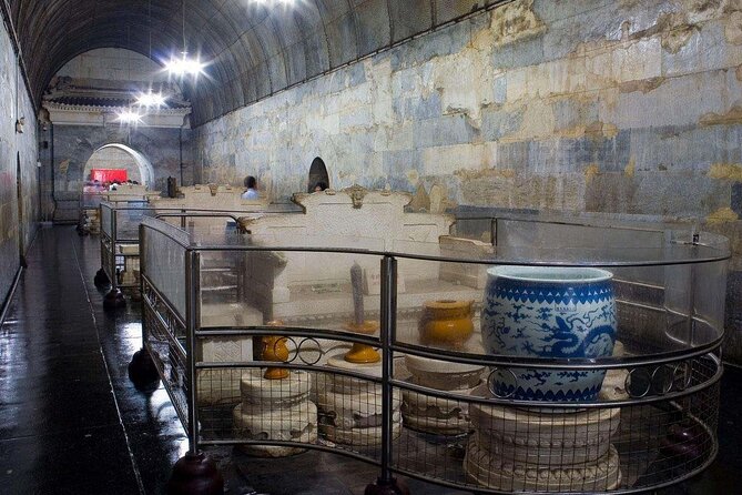 Ming Tombs Entrance Ticket with Optional Guided &Transfer Service - Dingling Underground Palace: the draw below ground
