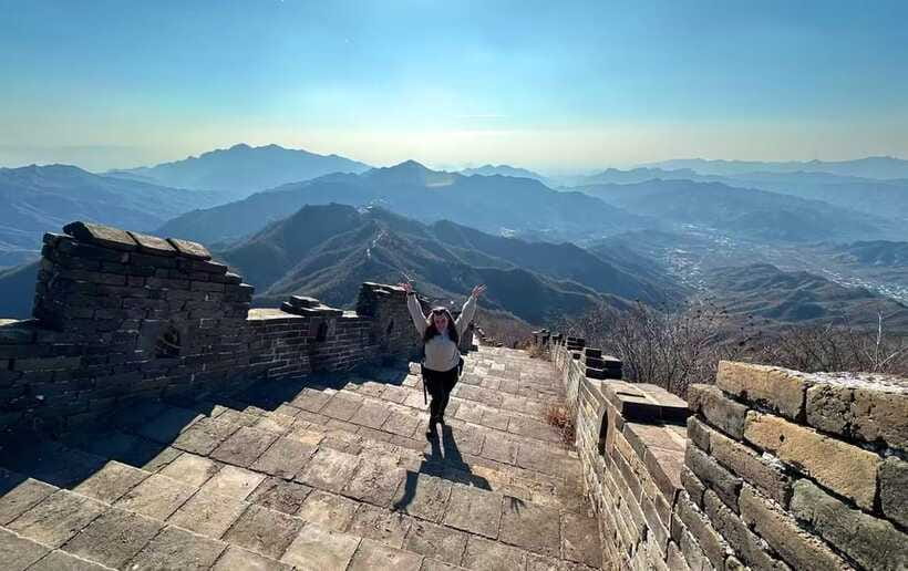 Mutianyu Great Wall 5-KM Guided Hike with Uphill Cable Car - Downhill logistics: internal shuttles and the toboggan option