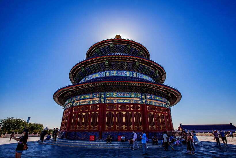 Temple Of Heaven Entrance Ticket Booking-Different Option - Getting there the easy way: Metro Line 5 to the East Gate