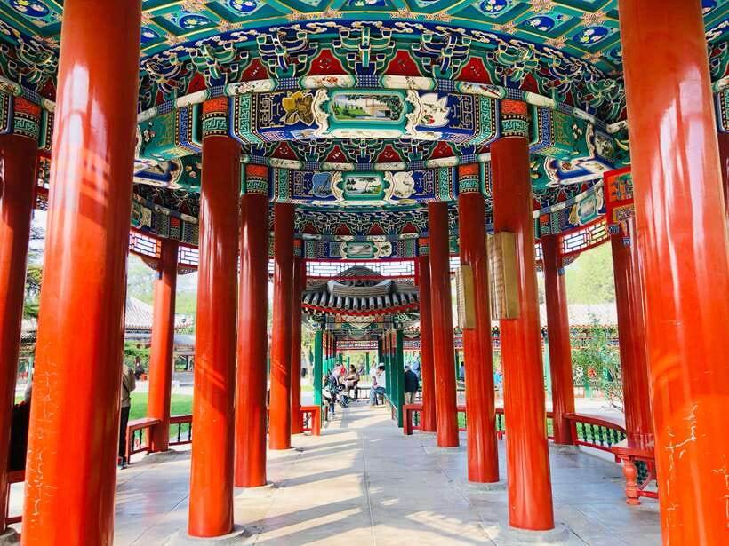 Temple of Heaven Ticket - Circular Mound Altar and exiting through South Gate