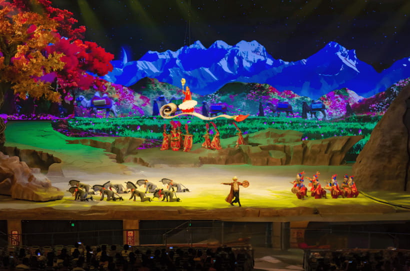 Xian: Must see Eternal Love or Camel Bell Legend show Ticket - If You Love Stage Spectacle, Choose Eternal Love